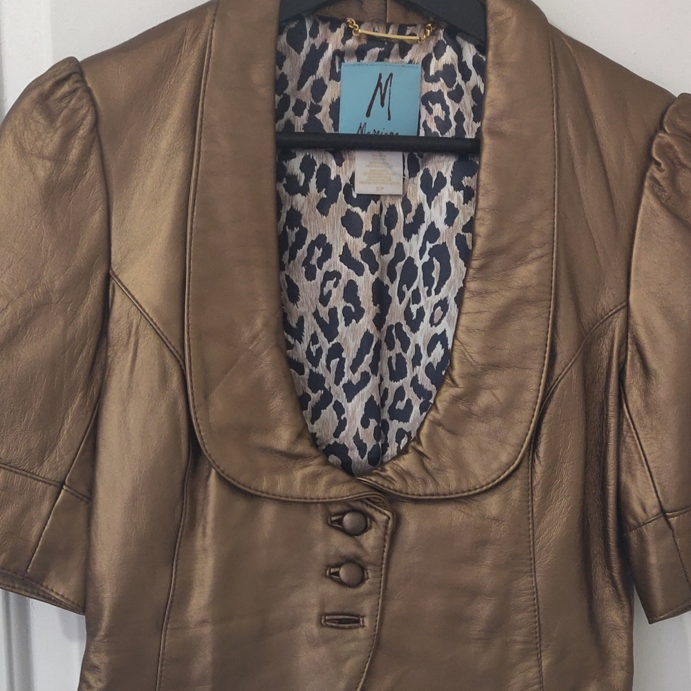 Brown Leather Women's Jacket